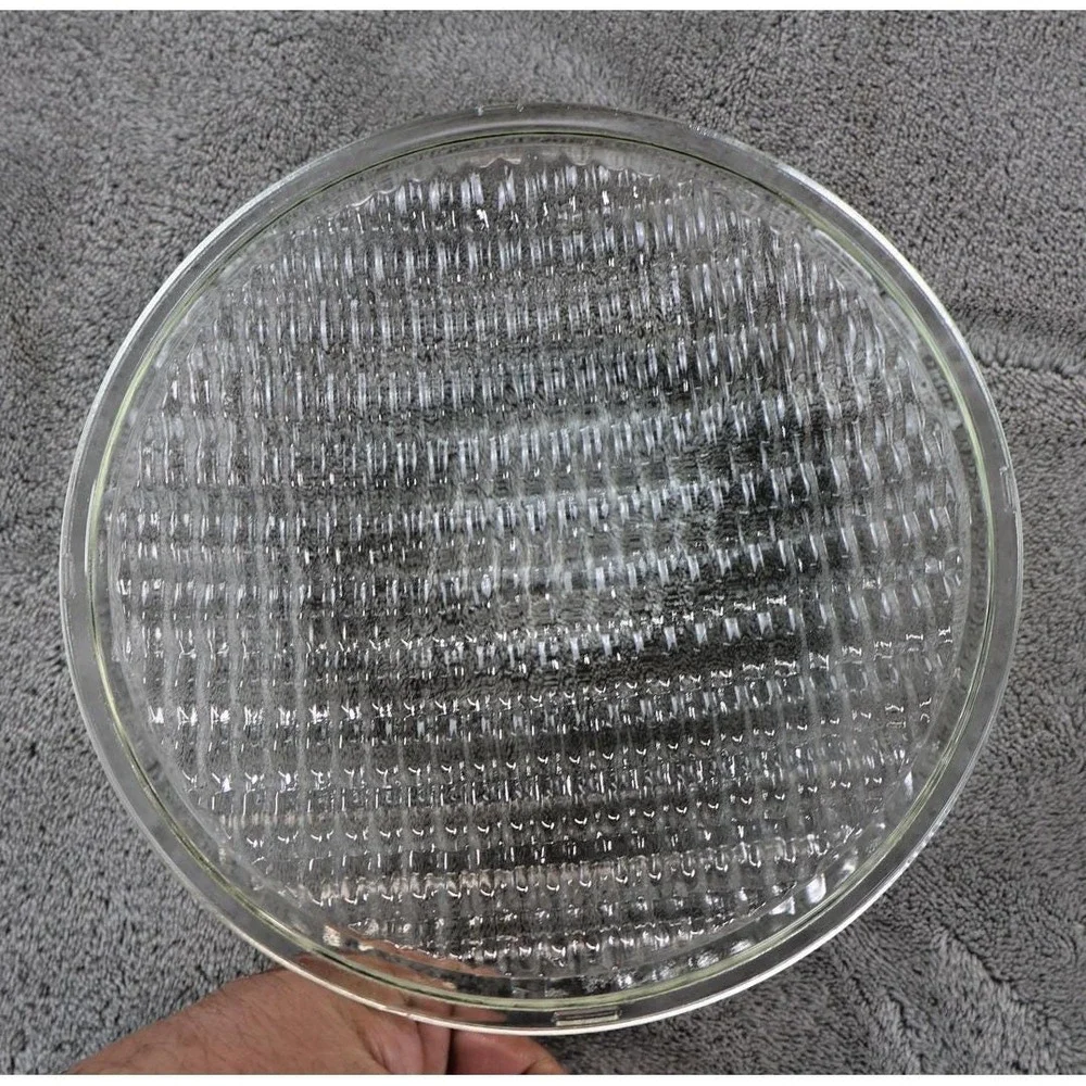 Vintage Industrial Prismatic Glass Lens Fresnel Light Cover 7